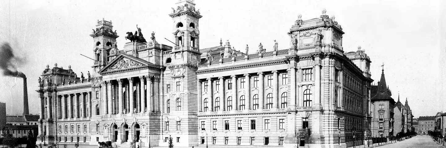 A Kúria egykori palotája a Kossuth téren, 1898 körül